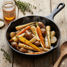 Poêlée de légumes anciens